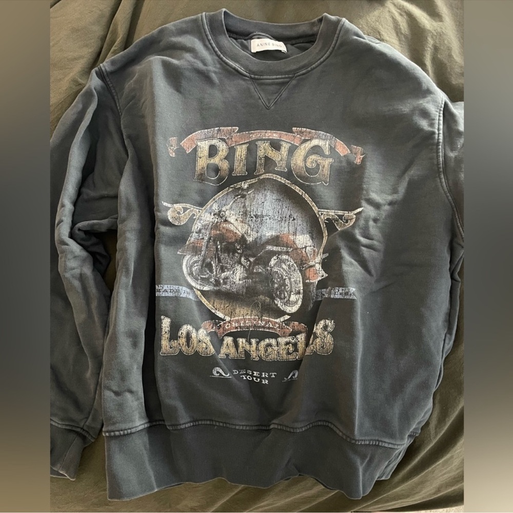Anine Bing Charcoal Sweatshirt